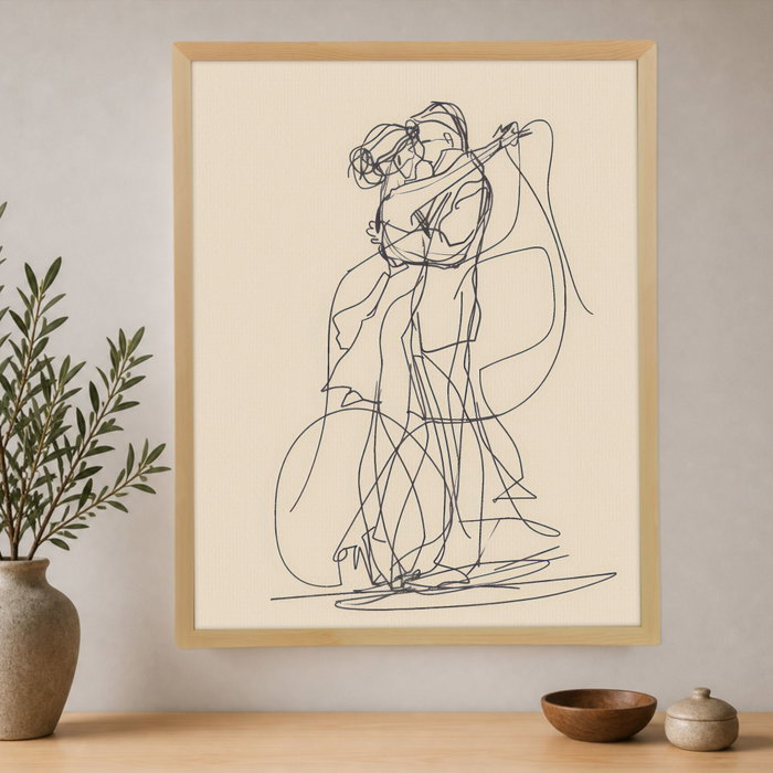 Wallity Pintura Decorativa en Lienzo Enmarcada 70 x 95 cm Wallity Pintura Decorativa en Lienzo Enmarcada 70 x 95 cm